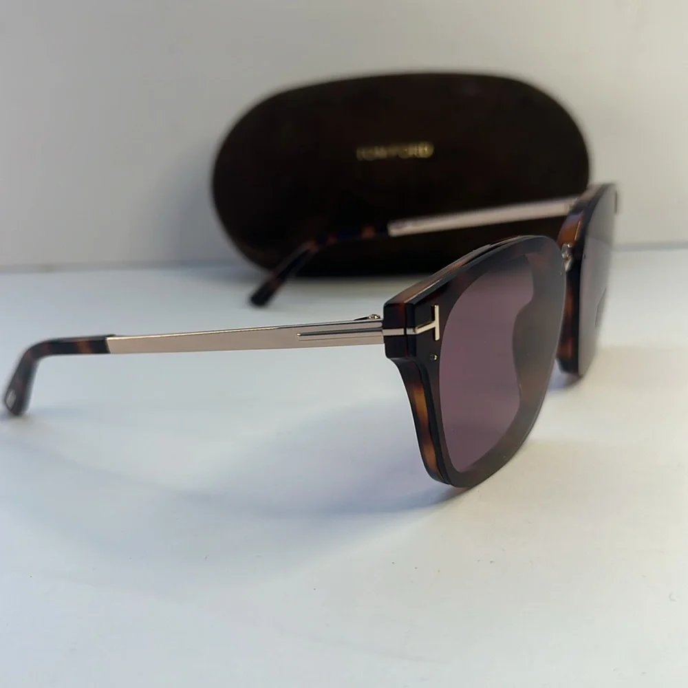 New Authentic TOM FORD TF1014 52Y Philippa 68MM Square Sunglasses
